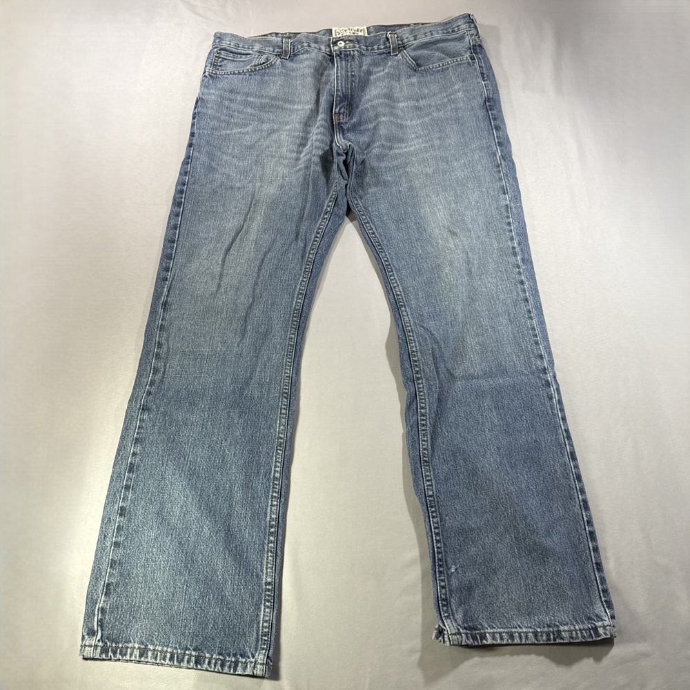 Signature by Levi Strauss & Co Mens Low Boot Cut Jeans Medium Wash Blue 40x32
